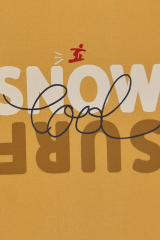 T-shirt Djude Amarelo - Branco e amarelo