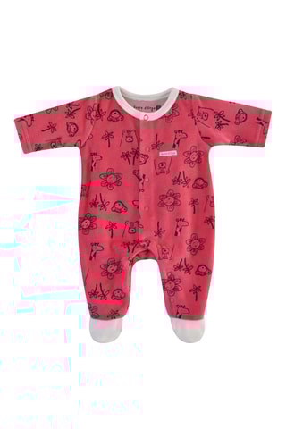 Babygro Elaïa Fúcsia - Branco e rosa