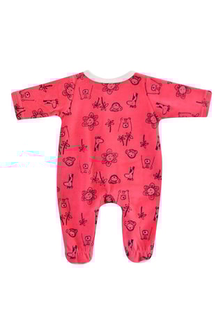 Babygro Elaïa Fúcsia - Branco e rosa