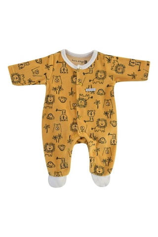 Babygro Elmert Amarelo - Branco e amarelo