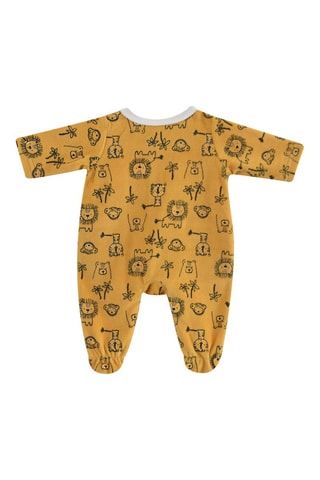 Babygro Elmert Amarelo - Branco e amarelo