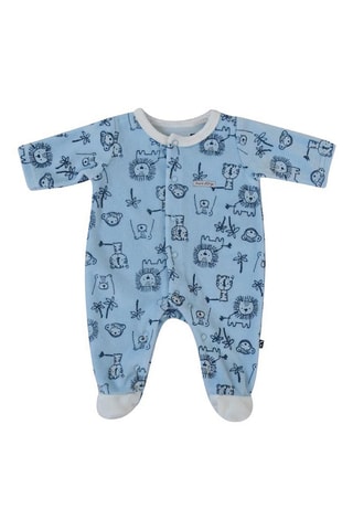 Babygro Eugenio Azul - Azul e cinzento