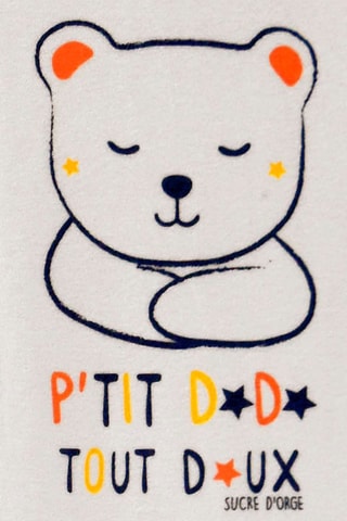 Babygro Cirius- Branco 100 cm - 0,5 TOG - Branco