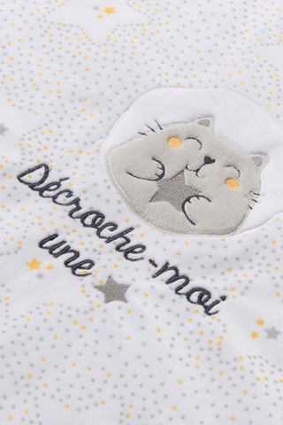 Saco de bebé Dali Cinzento-claro e branco - Branco e cinzento