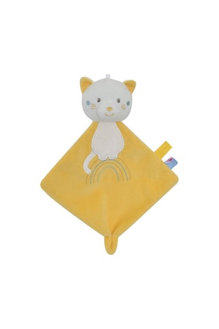Peluche em algodão biológico Gato Amarelo