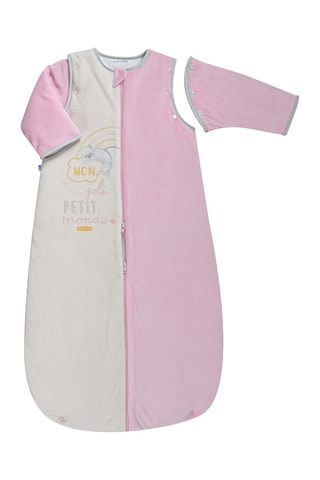 Saco de bebé em algodão biológico Eliza Rosa - Rosa