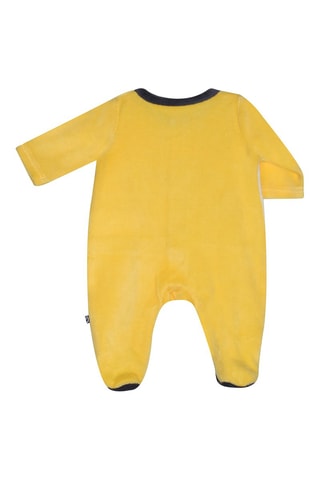 Babygro Amarelo e branco - Branco, azul, amarelo e cinzento