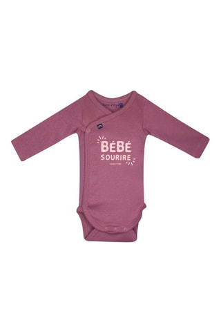 2 bodies Malory - Branco e rosa-velho - Branco e rosa