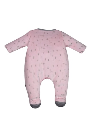 Babygro Rosa - Branco, rosa e cinzento