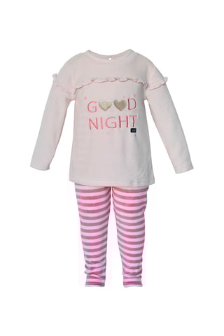 Pijama Rosa e branco - Branco e rosa