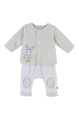 Casaco de malha e calças  Cinzento - Cinzento