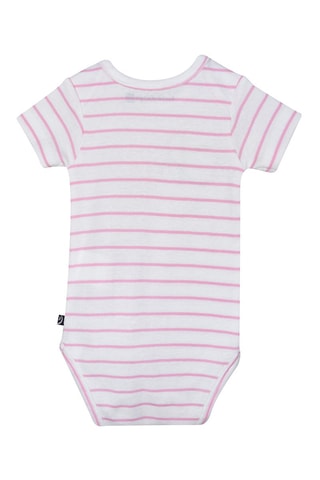 3 bodies Fúcsia, branco e azul-marinho - Rosa