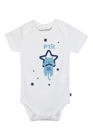 3 bodies Azul e branco - Azul