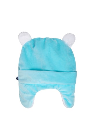 Gorro Azul - Branco, preto, azul e amarelo