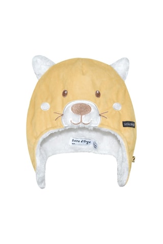 Gorro Amarelo - Branco e amarelo