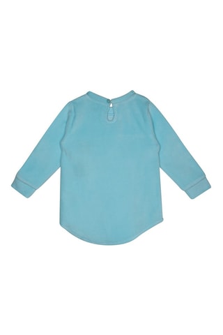 Pijama Turquesa e cinzento - Azul