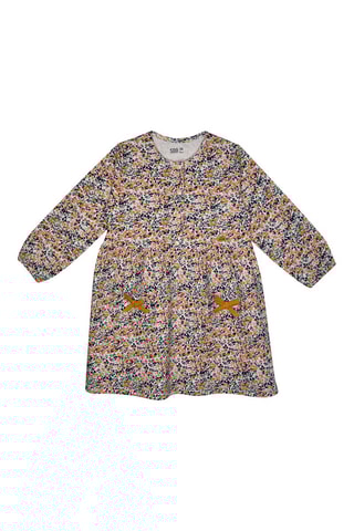 Vestido - Branco e laranja - Branco e laranja