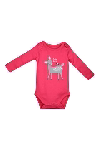 3 bodies  Fúcsia e cinzento - Branco e rosa