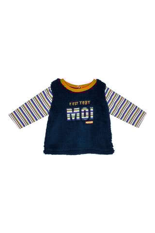 Conjunto de 3 peças  Azul e amarelo - Azul, amarelo e cinzento