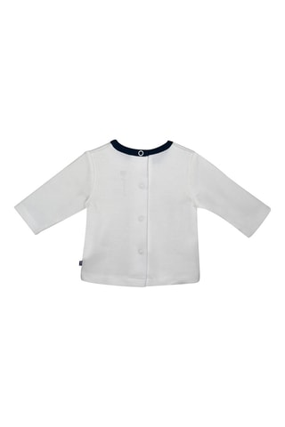 Calças e t-shirt Branco e bege - Branco, bege, azul e laranja