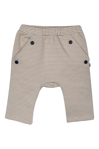 Calças e t-shirt Branco e bege - Branco, bege, azul e laranja