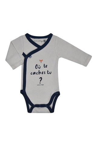 Coffret de nascimento 4 peças Azul e cinzento - Azul e cinzento