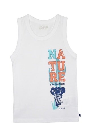 2 camisolas de alças de pijama Luis - Azul - Branco e azul