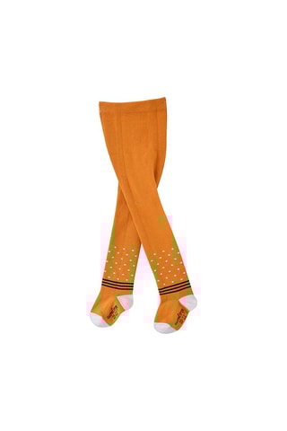 Collants Mostarda e branco - Laranja