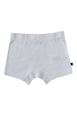 2 boxers Dragy Mostarda e branco - Branco, preto, amarelo e cinzento