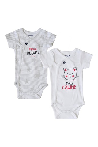 2 bodies Edelmira Branco - Branco e cinzento