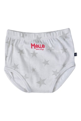 2 cuecas Enerstina Branco e cinzento - Branco e cinzento