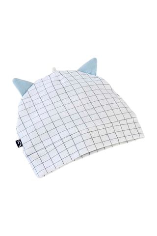 Gorro Brennan Branco e azul-celeste - Branco