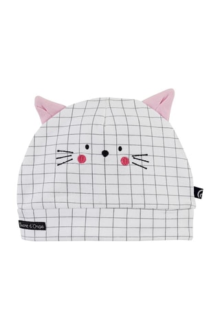 Gorro Berouria Branco e rosa - Branco