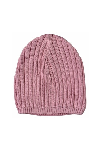 Gorro em lã Bruges Rosa envelhecido - Rosa
