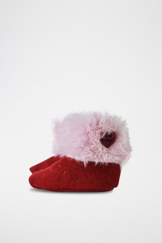 Pantufas Diva Vermelho e rosa - Rosa e vermelho