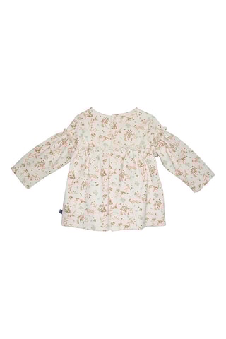 T-shirt e calças Ina Verde floresta e cru - Branco e verde