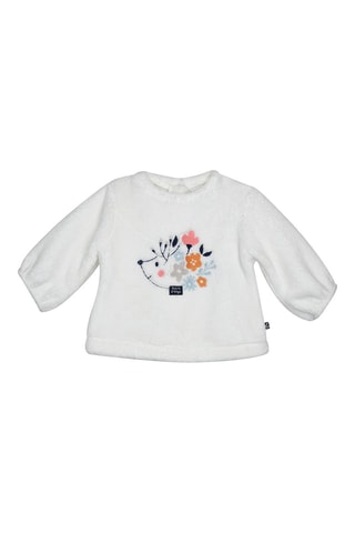 Sweat e calças Jemina Cru e azul-marinho - Branco e azul