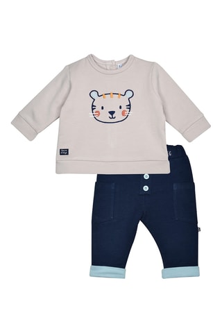 Sweat e calças Jarod Toupeira e azul-marinho - Azul e cinzento