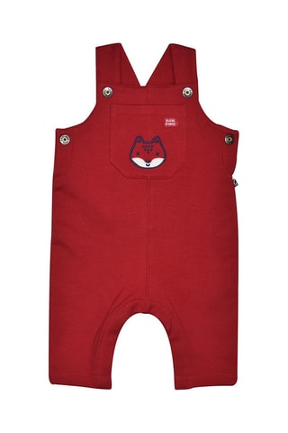 T-shirt e jardineiras Jeoffrey Vermelho - Vermelho