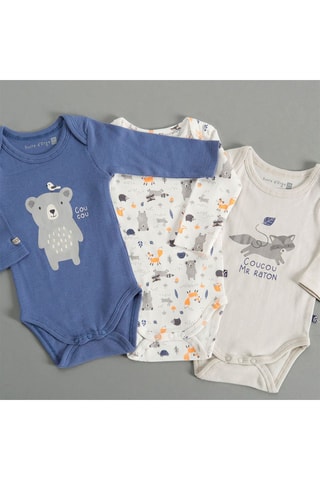 3 bodies  Azul e cinzento - Azul e cinzento