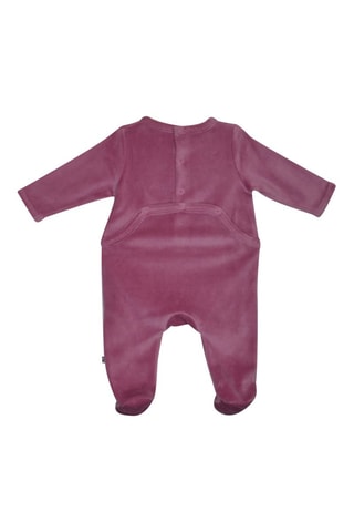 Babygro Manoa - Bordô - Vermelho e rosa