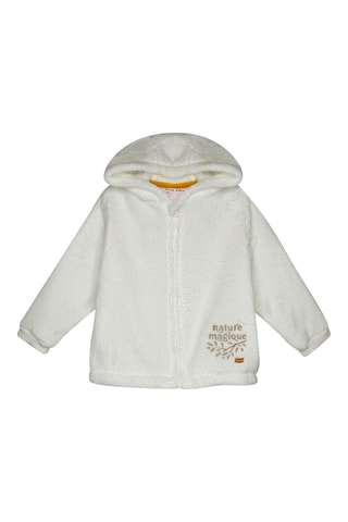 Sweat com capuz - Cru - Branco