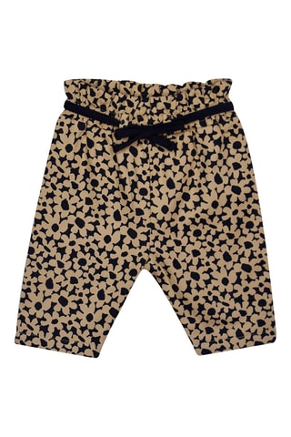 Calças, t-shirt preto fita Cru e bege - Branco, preto e bege