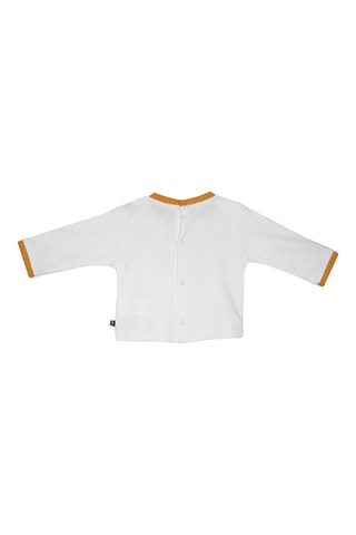 Conjunto 3 peças Jad Branco e mostarda - Branco e amarelo