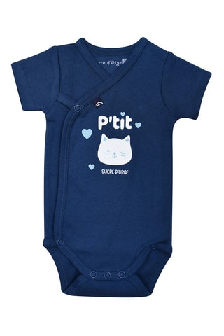 2 bodies Azul e branco - Branco e azul