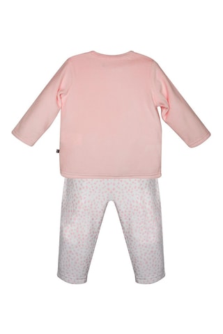 Pijama  Rosa - Branco e rosa