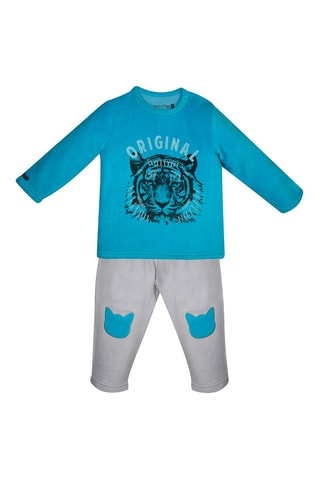 Pijama  Azul e cinzento - Azul e cinzento