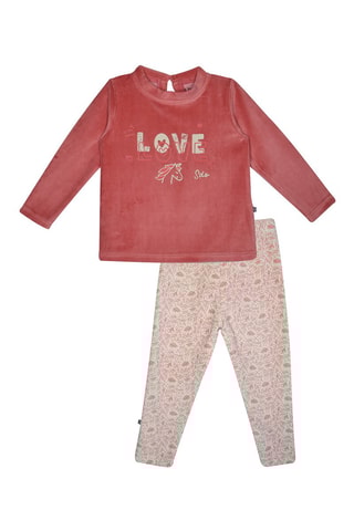 Pijama 2 peças - Rosa - Rosa