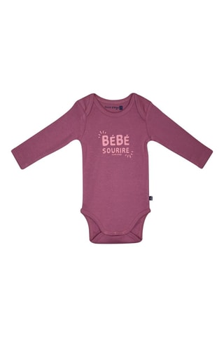 3 bodies Maguy - Branco e rosa-velho - Branco e rosa