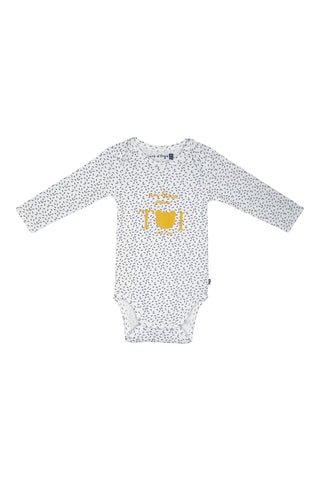 3 bodies Maidi - Branco e azul-marinho - Branco e azul